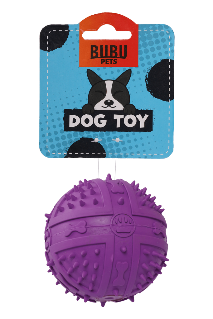 Dog Toy Ball With Spikes And Squeaker