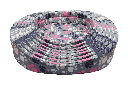 Pet Bed with Paws Grey