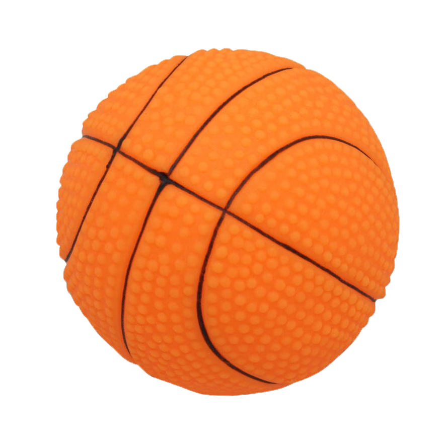 BB dog toy basketball ball with squeaker 6,5 cm