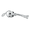 BB dog toy soccer ball on a string with a squeaker 35cm
