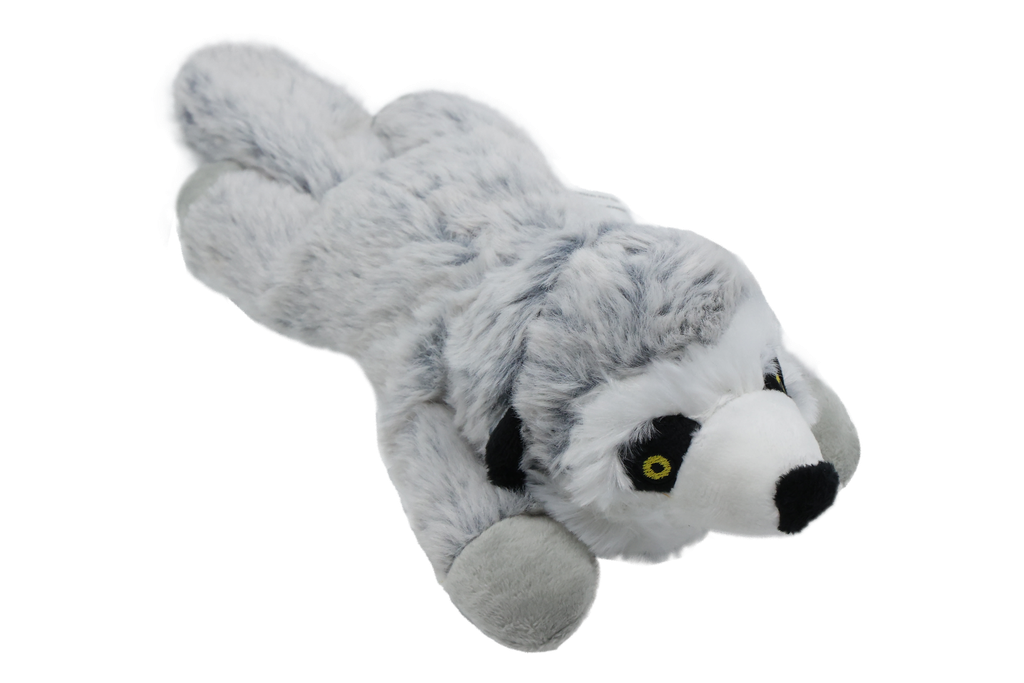 BB dog toy badger with squeaker 34x10cm