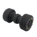 BB Dog Toy Dumbbell with Tires & Squeaker – 15cm