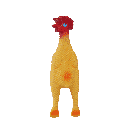 BB Dog Toy Latex Chicken with a Squeaker