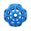 BB Dog Toy – Geometric Ball with Vanilla Scent (7cm, Red/Yellow/Orange/Blue)