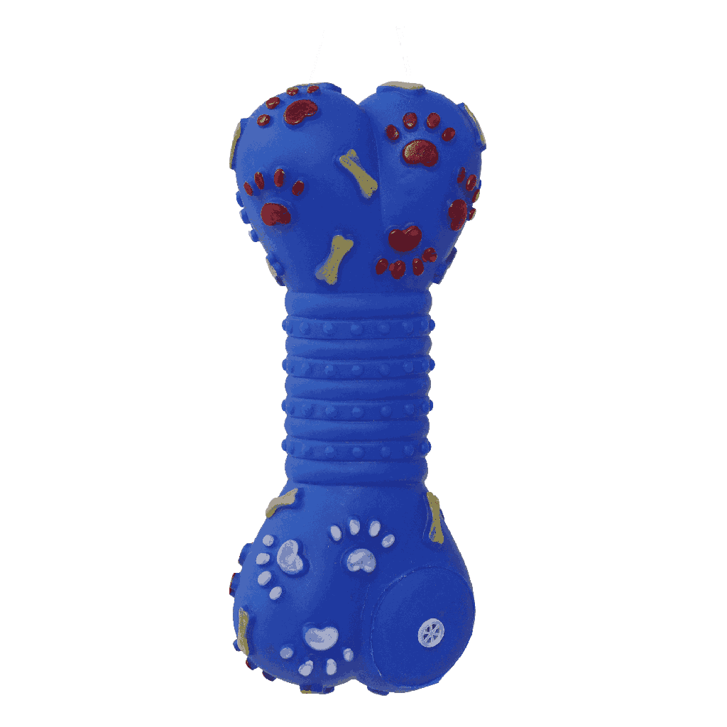 BB Dog toy bone in paws with a squeaker 18 cm