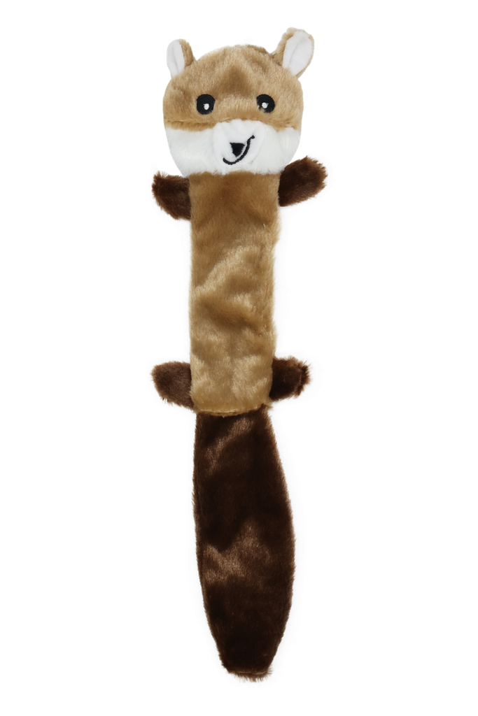 BB Dog Toy Tug toy with squeaker –  (Squirrel / Fox ) 46×11 cm