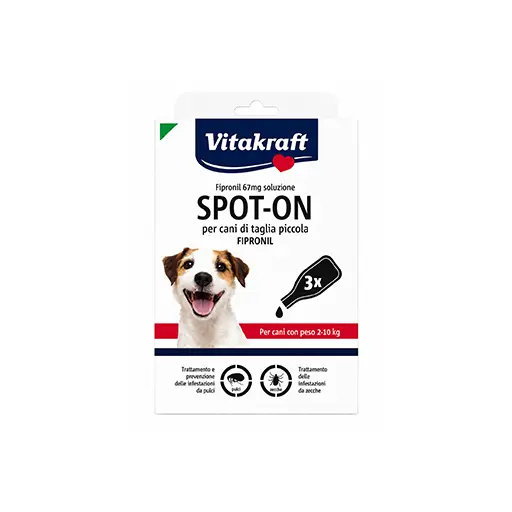 Spot-On Protection and Treatment for Parasites - SMALL 2-10KG