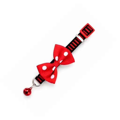 Cute Bow Cat Collar with Bell