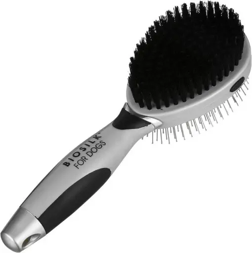 Biosilk for dogs Double-Sided pin & Bristle brush 