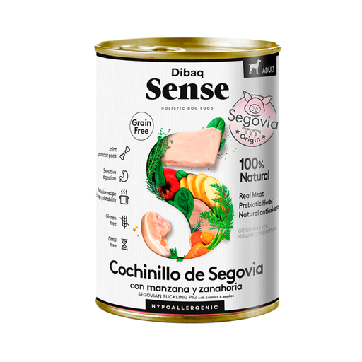 Dibaq Sense Grain Free Dog Adult Segovian Suckling Pig 380gr
