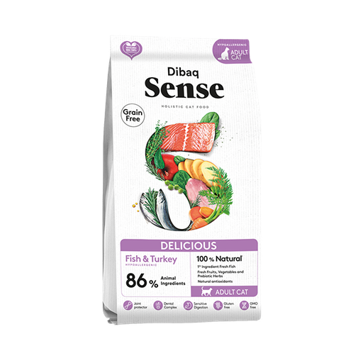 Dibaq Sense Grain Free Cat Delicious Fish & Turkey