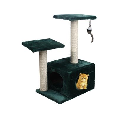 [CT0010] Cat Scratcher, 2 Towers with a Booth, 70cm