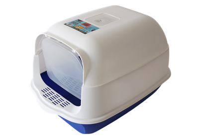 Enclosed cat litter box with scoop Comfort