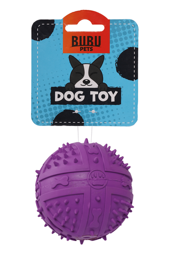 [PT0066] Dog Toy Ball With Spikes And Squeaker