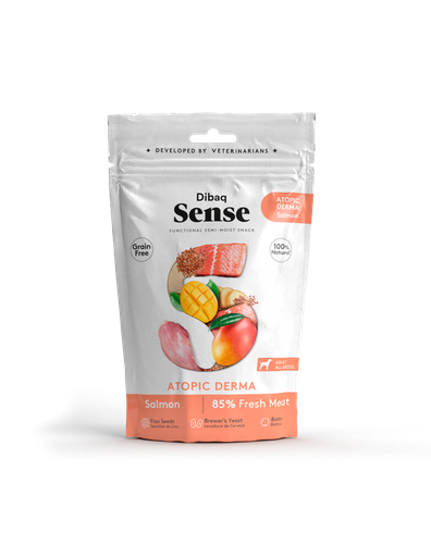 Dibaq Sense Dog Snack Atopic Derma Salmon 100gr