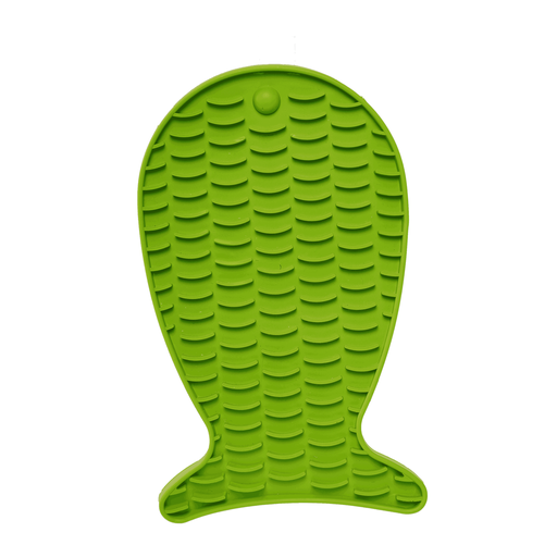 [PT0027] BB lick mat fish shape vanilla scent 23cm