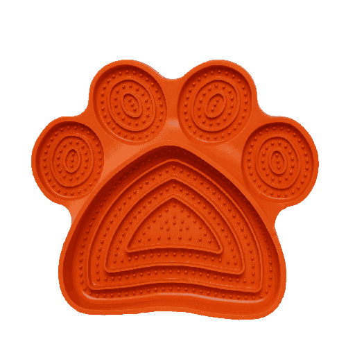 [PT0028] BB lick mat dog paw shape vanilla scent 21cm