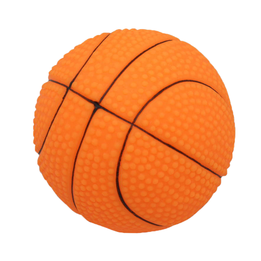 [PT0090] BB dog toy basketball ball with squeaker 6,5 cm