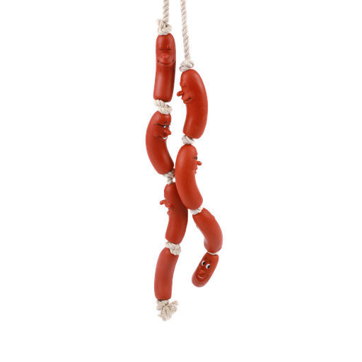 [PT0093] BB dog toy 60cm Sausage Chain of 3