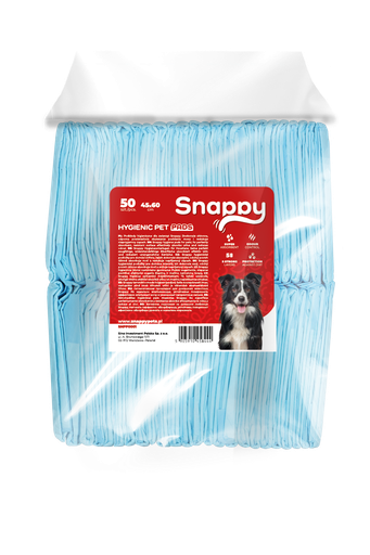 [SNPP0001] SNAPPY Hygienic Pet Pads 45x60cm Blue 26g, 50pcs/bag