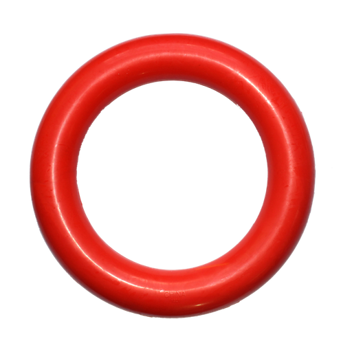 BB dog toy rubber ringo vanilla scent 9cm (Red, Orange, Blue, Yellow)