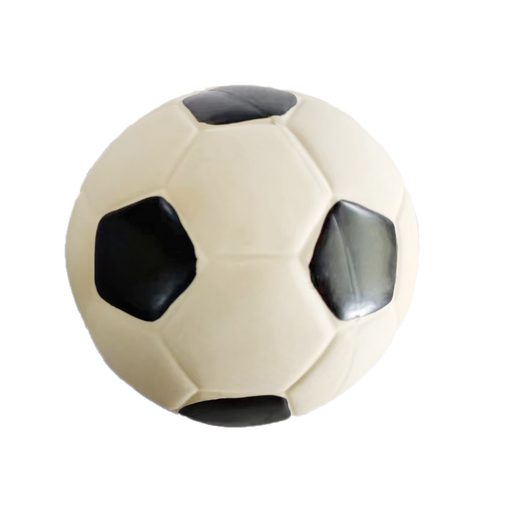 [PT0106-B( Football)] BB Dog Toy – Latex Ball with Squeaker Football 13cm