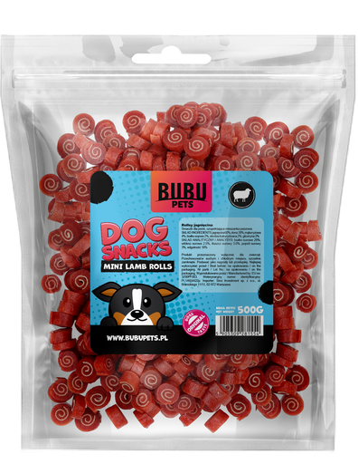 BB Dog Snacks 500g mini Duck || Lamb || Rabbit Pollock Rolls