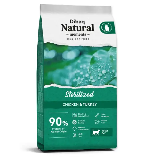Dibaq Natural Moments Cat Sterilized Chicken & Turkey
