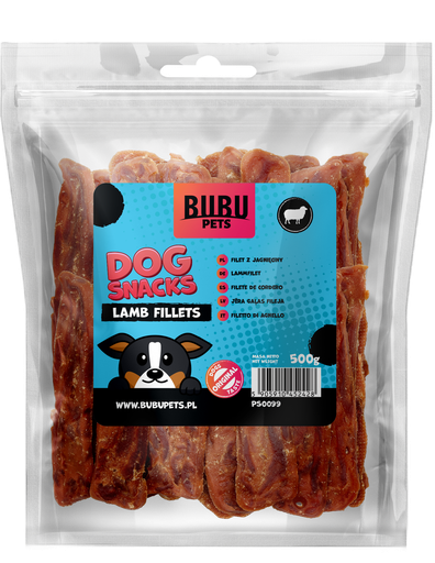 [PS0099] BB Dog Snacks 500g Lamb Fillets