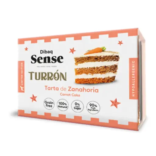 Dibaq Sense Dog Nougat Cakes Carrot Cake 185gr