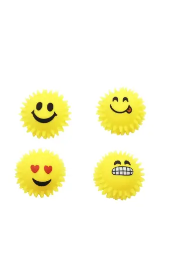 LED Light-Up Emoji Ball Toy – 7.5cm