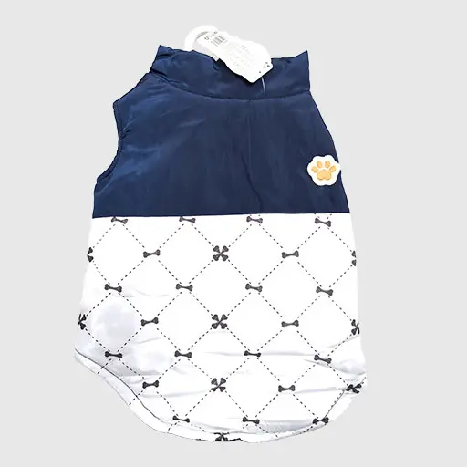 Waterproof Padded Jacket for Pets - Navy Blue