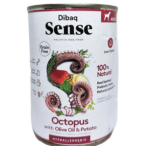 Dibaq Sense Grain Free Dog Adult Octopus 380G