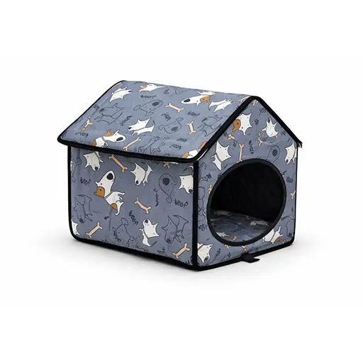 Comfort Cube Soft Indoor Pet House – Grey