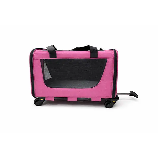 ComfyGo Rolling Pet Carrier Trolley – Rectangular Travel Bag