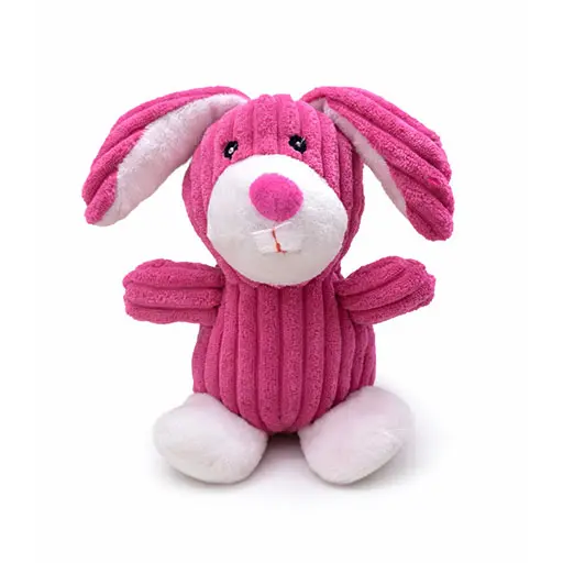 Plush Corduroy Dog Toy – Soft, Cute & Perfect for Gentle Play