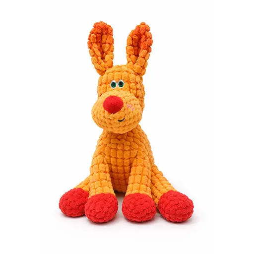 Textured Plush Bunny Dog Toy – Soft, Fun & Perfect for Playtime