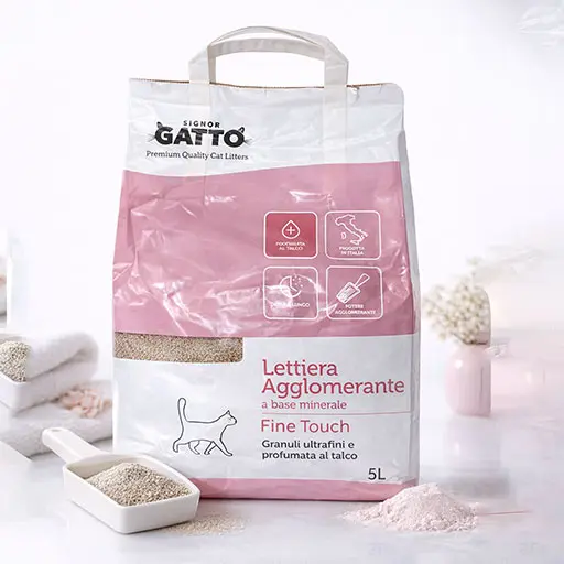 Premium Clumping Cat Litter – 5L (Classic & Fine Touch)