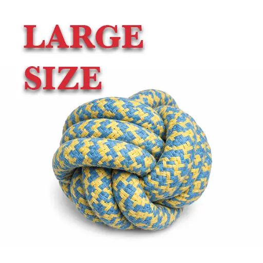 Cotton Rope Knot Ball – Durable Chew & Play Dog Toy || 11cm