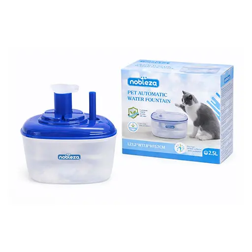 Automatic Pet Water Fountain 2.5L – Quiet Filtered Drinking Fountain for Cats