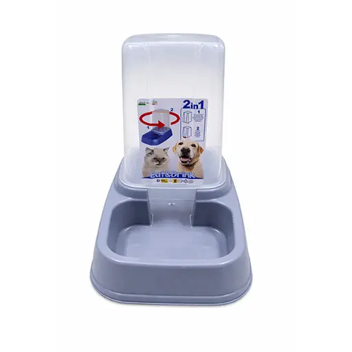 2-in-1 Automatic Pet Food & Water Dispenser