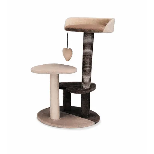 Cat Tree with Scratching Post & Hanging Toy – 75cm