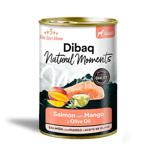 Dibaq Natural Moments Dog Adult Salmon with Mango 380G