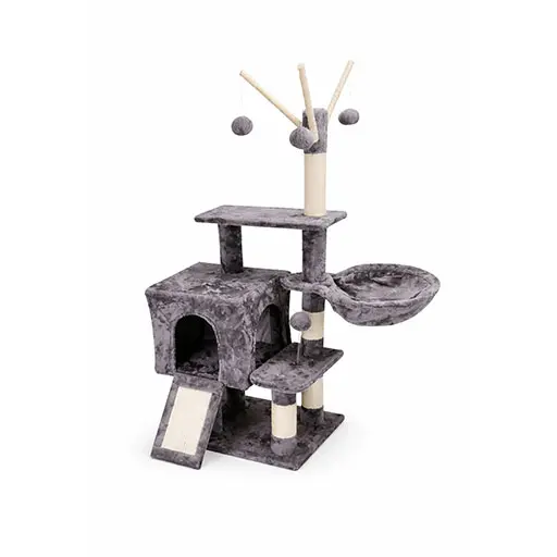 Luxury Multi-Level Cat Tree with Hammock & Play Toys – Ultimate Cat Activity Centre