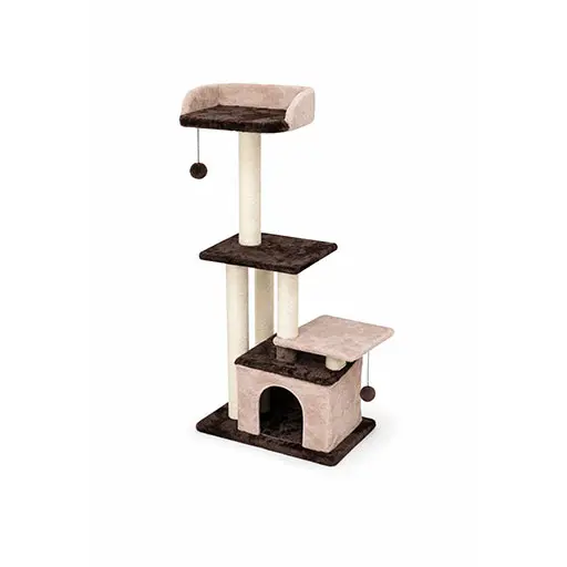 Premium Cat Tree with House & Scratching Posts – Multi-Level Cat Tower 
